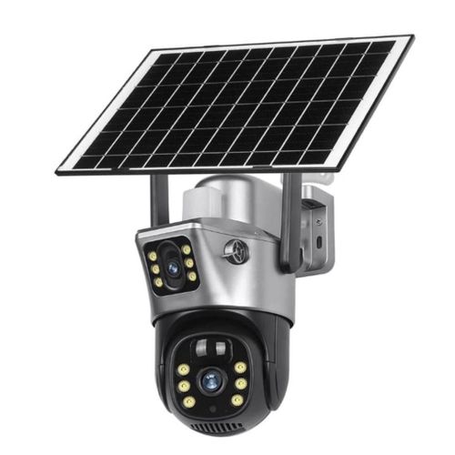 8MP HD Solar Camera with Dual Lens - Ultimate All-Round Security