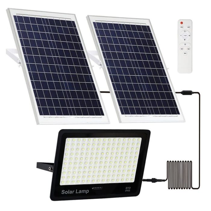 400W Solar Flood Light - High-Power Outdoor Security Lighting