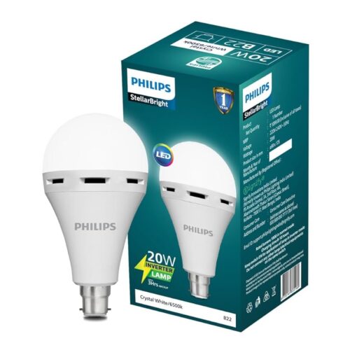20W Rechargeable LED Bulb - Instant Power During Outages